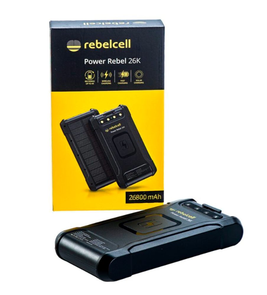 Rebelcell Solární powerbanka Power Rebel 26K,Rebelcell Solární powerbanka Power Rebel 26K