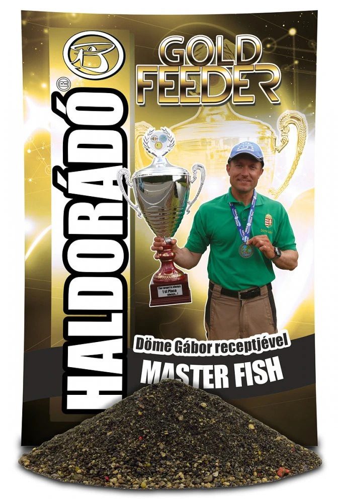 E-shop Haldorádó Vnadící směs Gold Feeder 1kg - Master Fish,Haldorádó Vnadící směs Gold Feeder 1kg - Master Fish