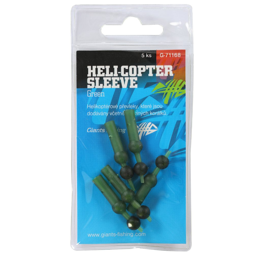 E-shop Giants Fishing Systém na montáž Heli-Copter Sleeve Green 5ks,Giants Fishing Systém na montáž Heli-Copter Sleeve Green 5ks