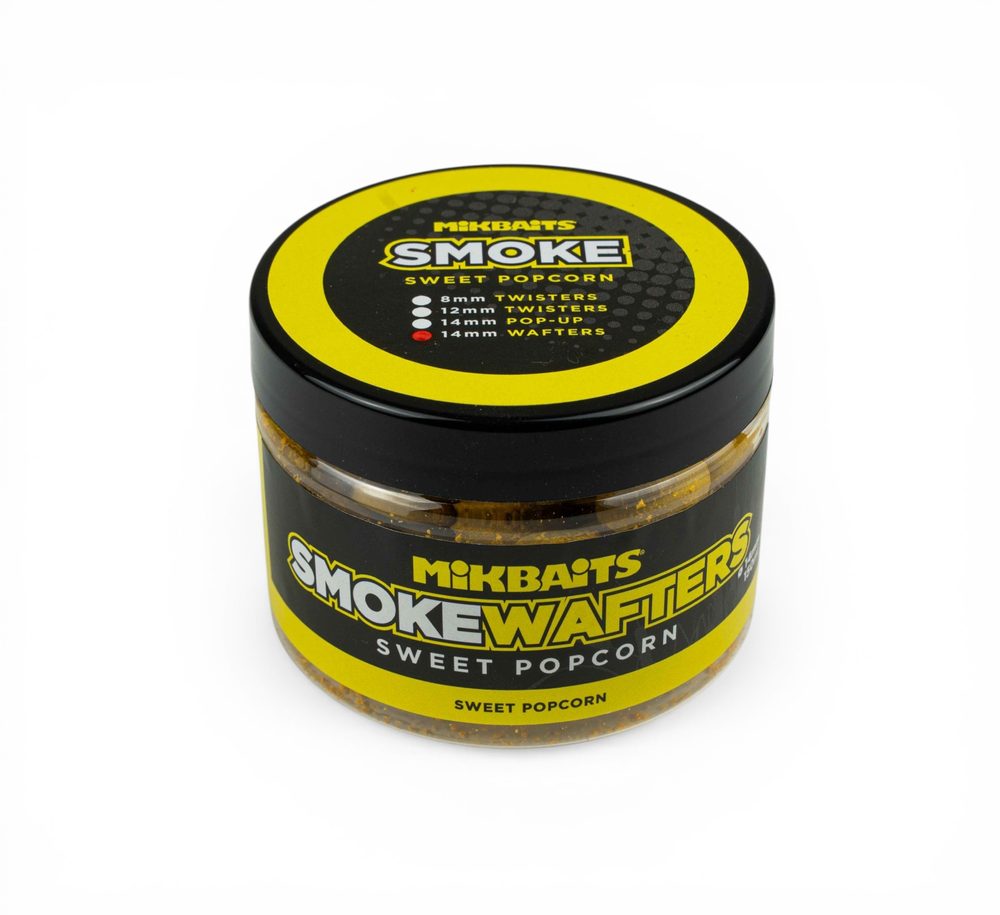 E-shop Mikbaits Vyvážené Boilie Smoke wafters Sweet Popcorn 14mm 150ml,Mikbaits Vyvážené Boilie Smoke wafters Sweet Popcorn 14mm 150ml
