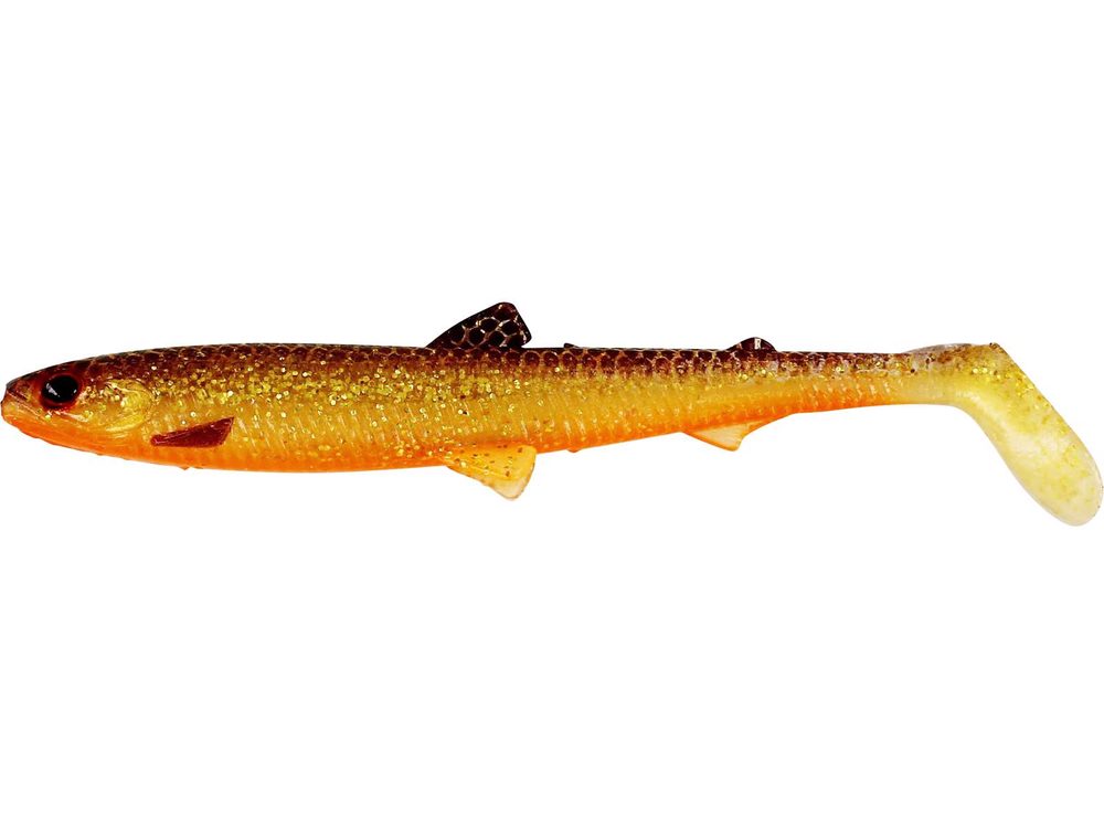 E-shop Westin Gumová nástraha Bullteez Shadtail Gold Rush - 9,5cm / 7g,Westin Gumová nástraha Bullteez Shadtail Gold Rush - 9,5cm / 7g