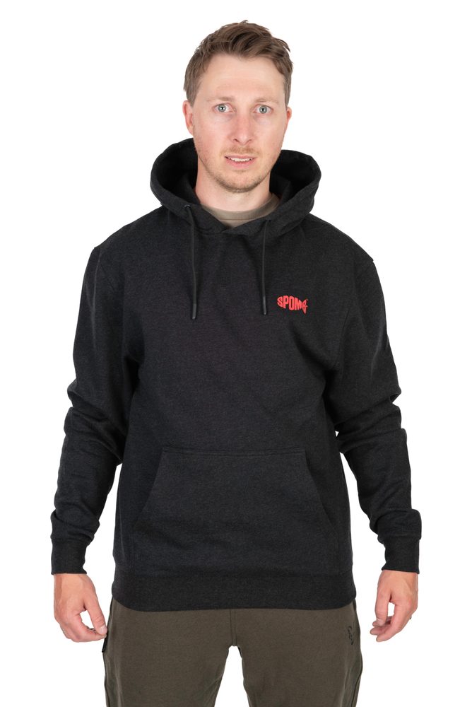 E-shop Spomb Rybářská Mikina Black Marl Hoody - L,Spomb Rybářská Mikina Black Marl Hoody - L