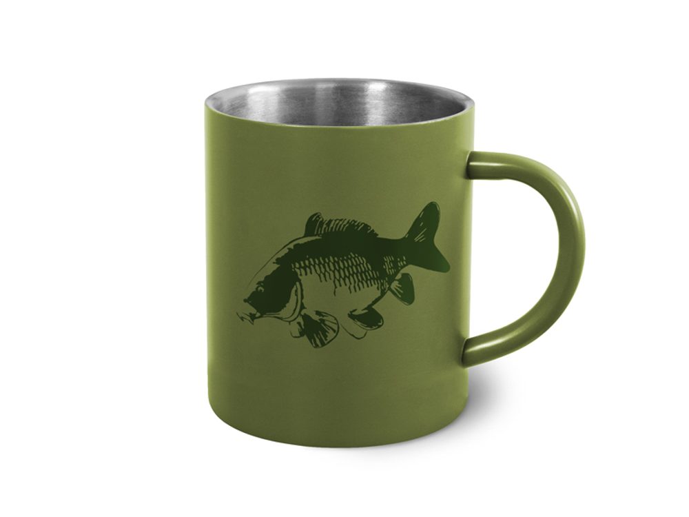 E-shop Delphin Nerezový hrnek Carp,Delphin Nerezový hrnek Carp