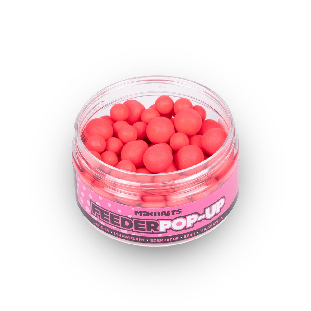 Mikbaits Boilies Feeder pop-up 8+12mm 100ml - Jahoda