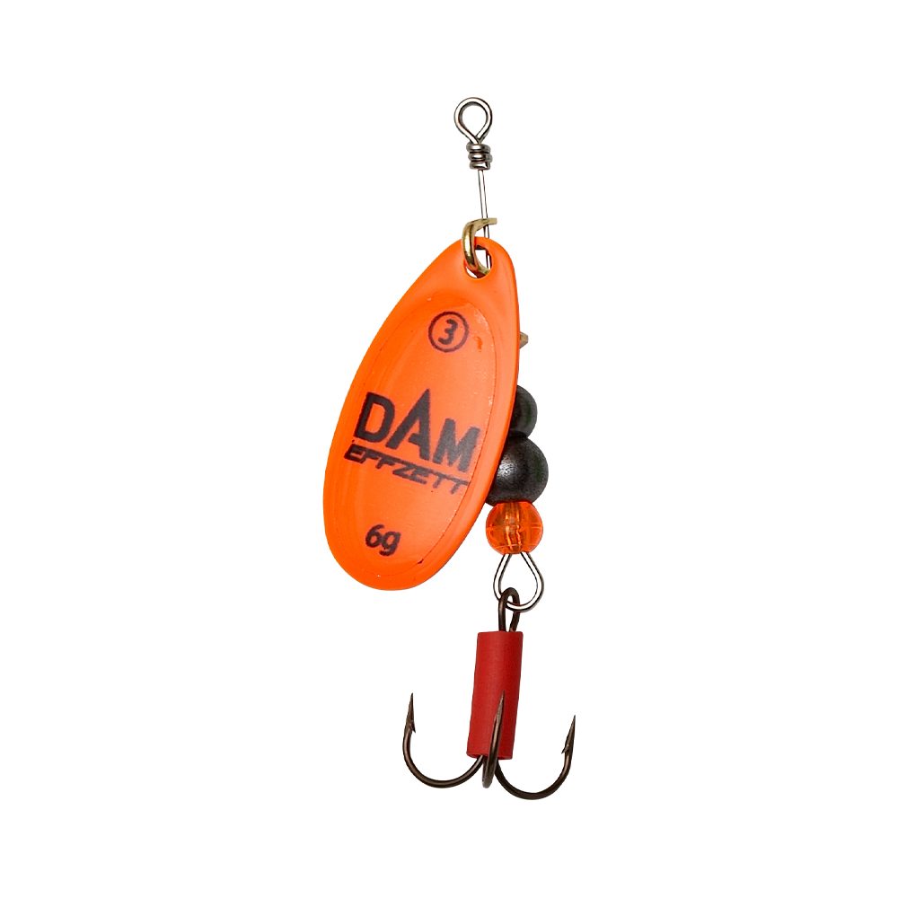 E-shop DAM Třpytka Effzett Fluo Spinner Orange - 10g vel.4,DAM Třpytka Effzett Fluo Spinner Orange - 10g vel.4
