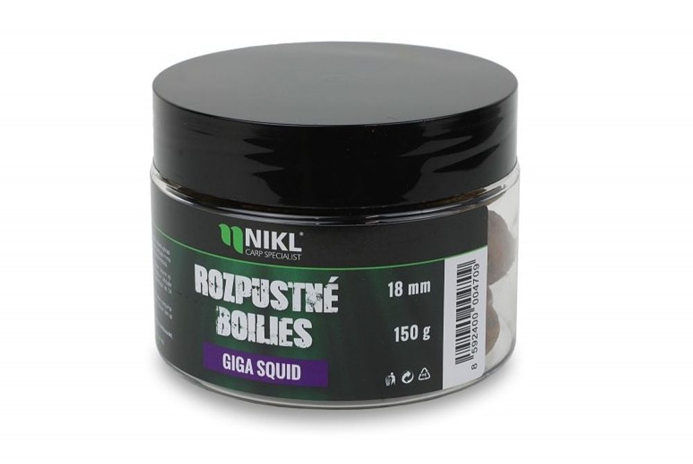 Nikl Rozpustné boilies Giga Squid 150g - 24mm