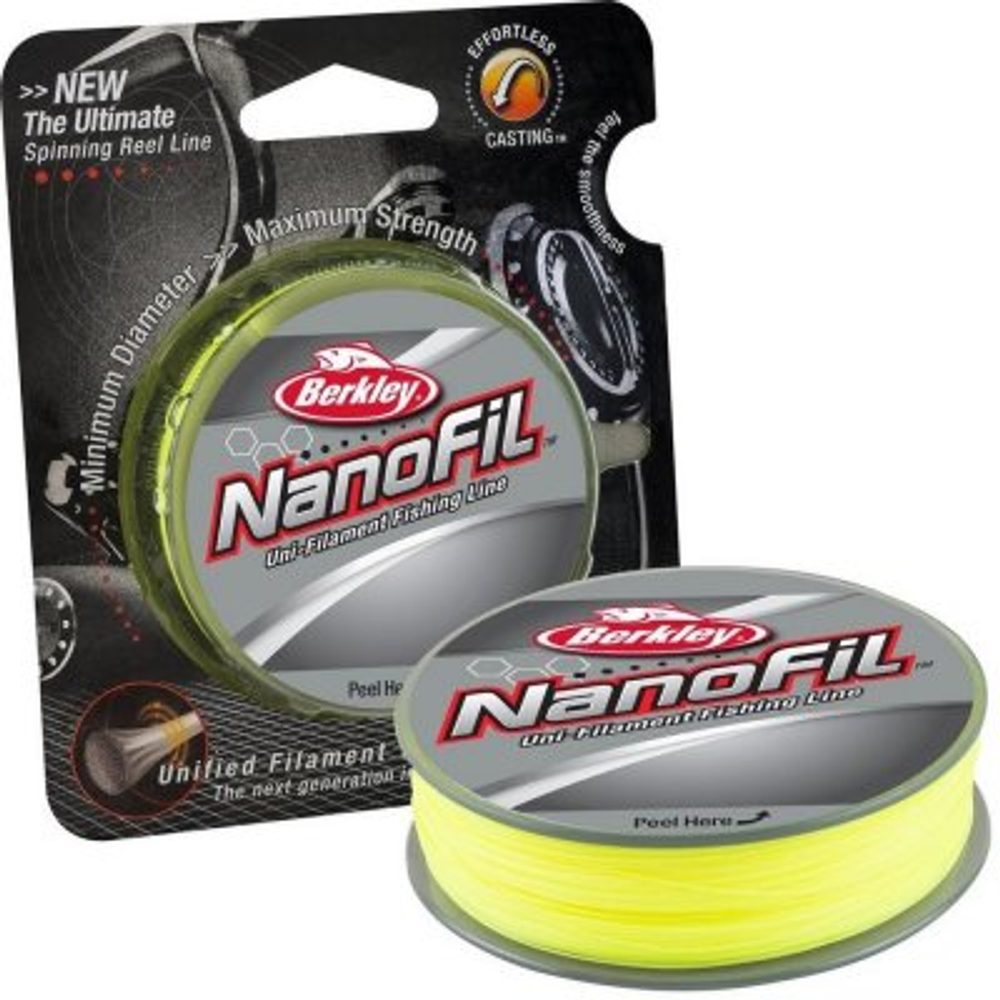 E-shop Berkley Vlasec Nanofil Hi-Vis Chart 125m - 0,28mm / 20,2kg,Berkley Vlasec Nanofil Hi-Vis Chart 125m - 0,28mm / 20,2kg
