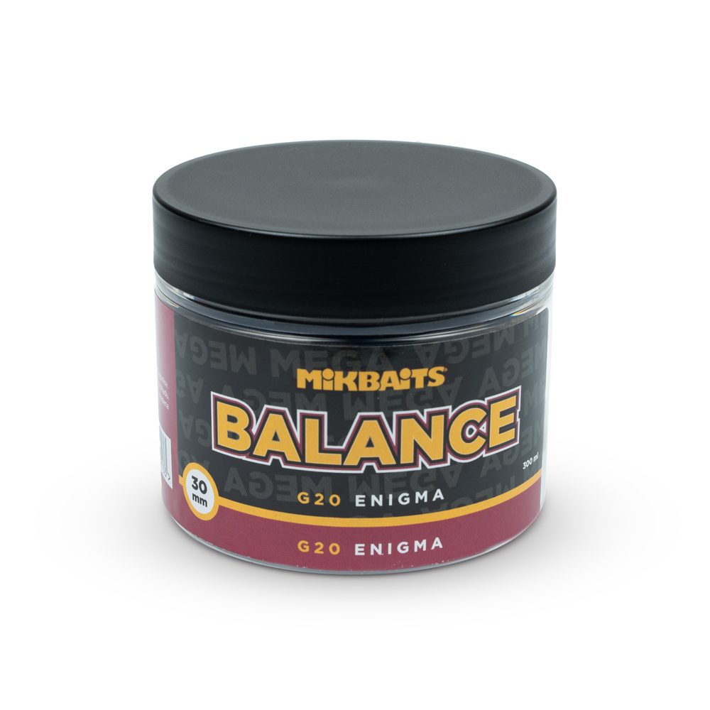E-shop Mikbaits Boilies Mega Balance 30mm 300ml - G20 Enigma,Mikbaits Boilies Mega Balance 30mm 300ml - G20 Enigma