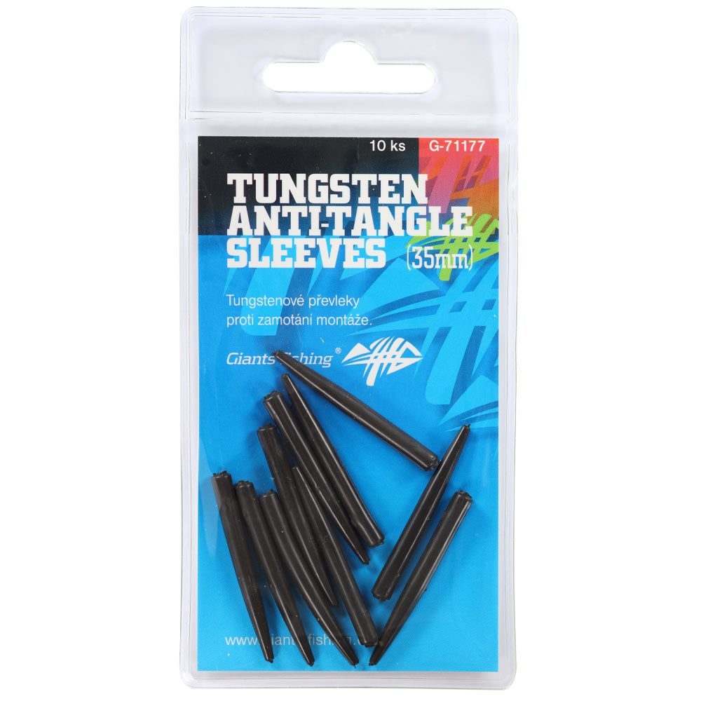 E-shop Giants Fishing Převleky proti zamotání Tungsten Anti-Tangle Sleeves 35mm 10ks,Giants Fishing Převleky proti zamotání Tungsten Anti-Tangle Sleeves 35mm
