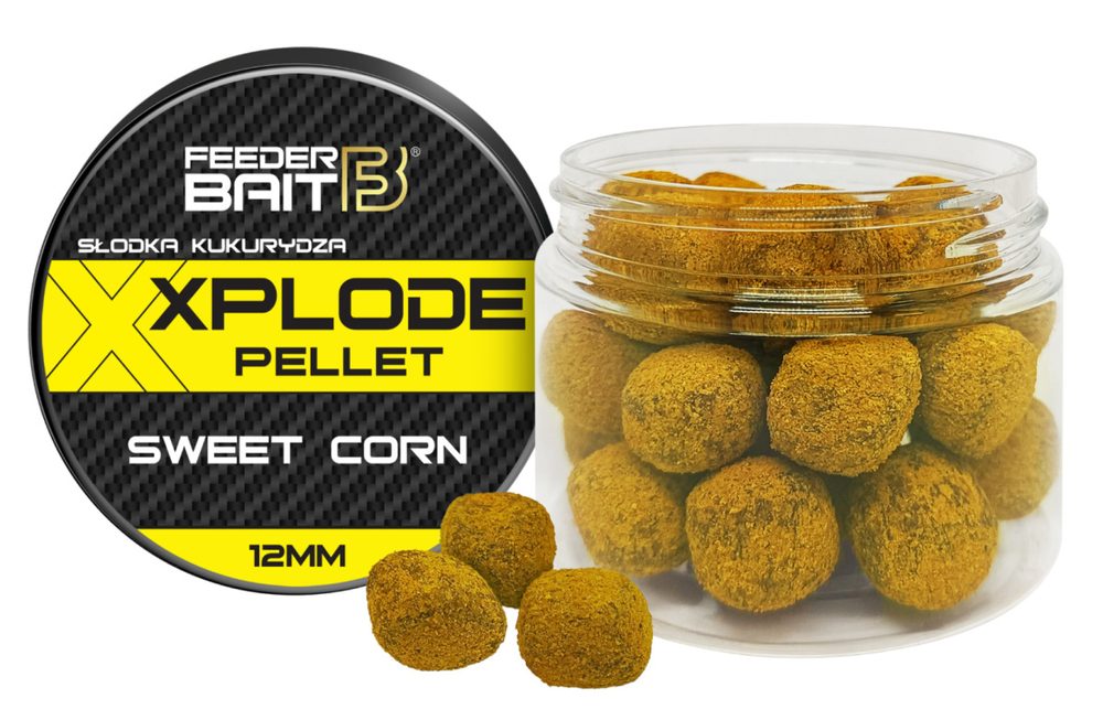 E-shop FeederBait Xplode Pop-Up Pellet 12mm 90ml - Sladká kukuřice,FeederBait Xplode Pop-Up Pellet 12mm 90ml - Sladká kukuřice