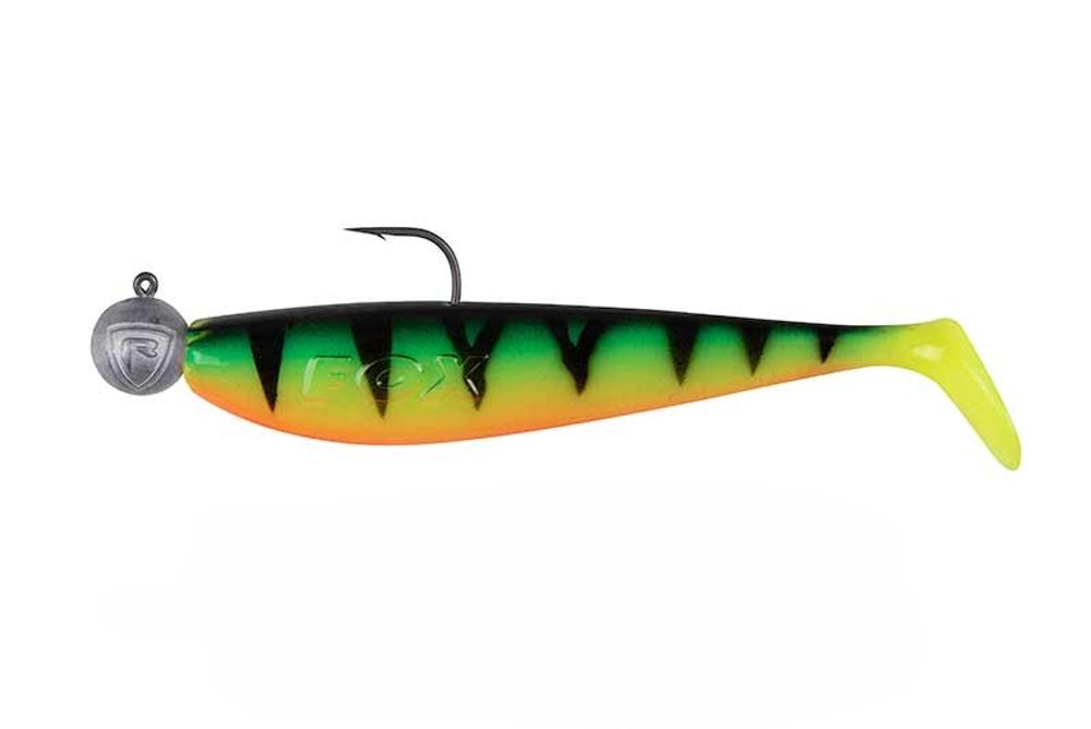 E-shop Fox Rage Gumová nástraha Bulk Loaded Zander Pro Shad UV Firetiger - 10cm 4/0 10g,Fox Rage Gumová nástraha Bulk Loaded Zander Pro Shad UV Firetiger - 1