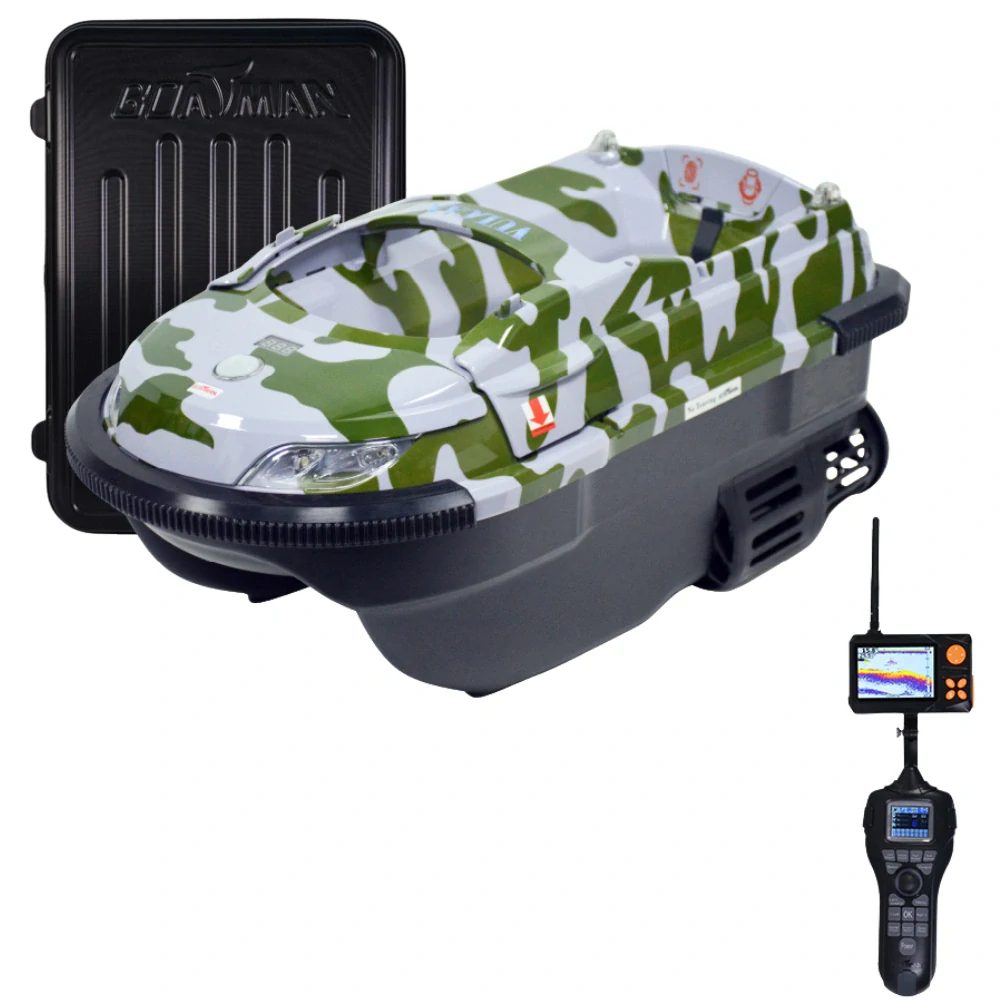 Boatman Zavážecí lodička Vulcan Pro s GPS a Echolotem Camo,Boatman Zavážecí lodička Vulcan Pro s GPS a Echolotem Camo