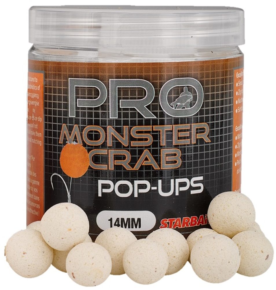 Starbaits Plovoucí boilies Pop Up Pro Monster Crab 50g - 16mm