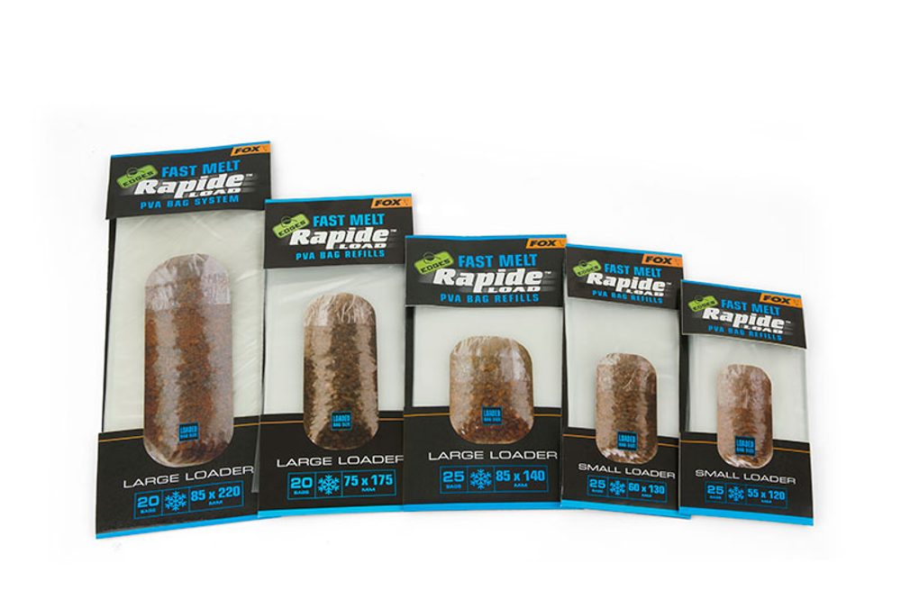 E-shop Fox Náhradní PVA Sáčky Edges Rapide Refills Fast Melt - 55 x 120 mm 25 ks,Fox Náhradní PVA Sáčky Edges Rapide Refills Fast Melt - 55 x 120 mm 25 ks