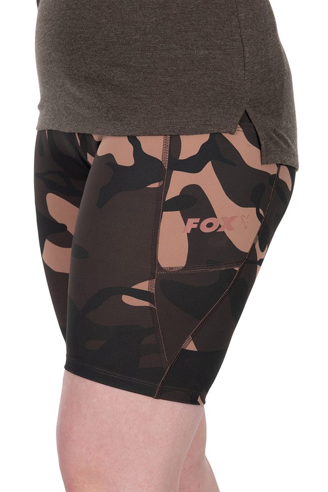 Fox Dámské legínové kraťasy Womens Camo Short Leggings - XL