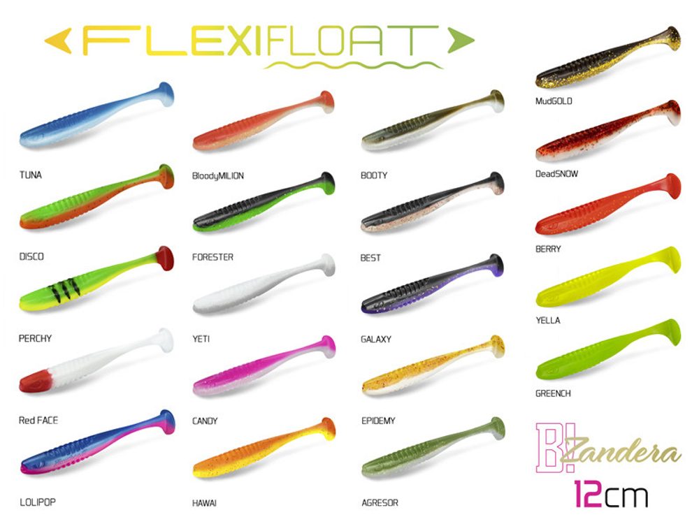 E-shop Delphin Umělá nástraha Zandera FlexiFloat UVs 12cm 5ks,Delphin Umělá nástraha Zandera FlexiFloat UVs 12cm 5ks