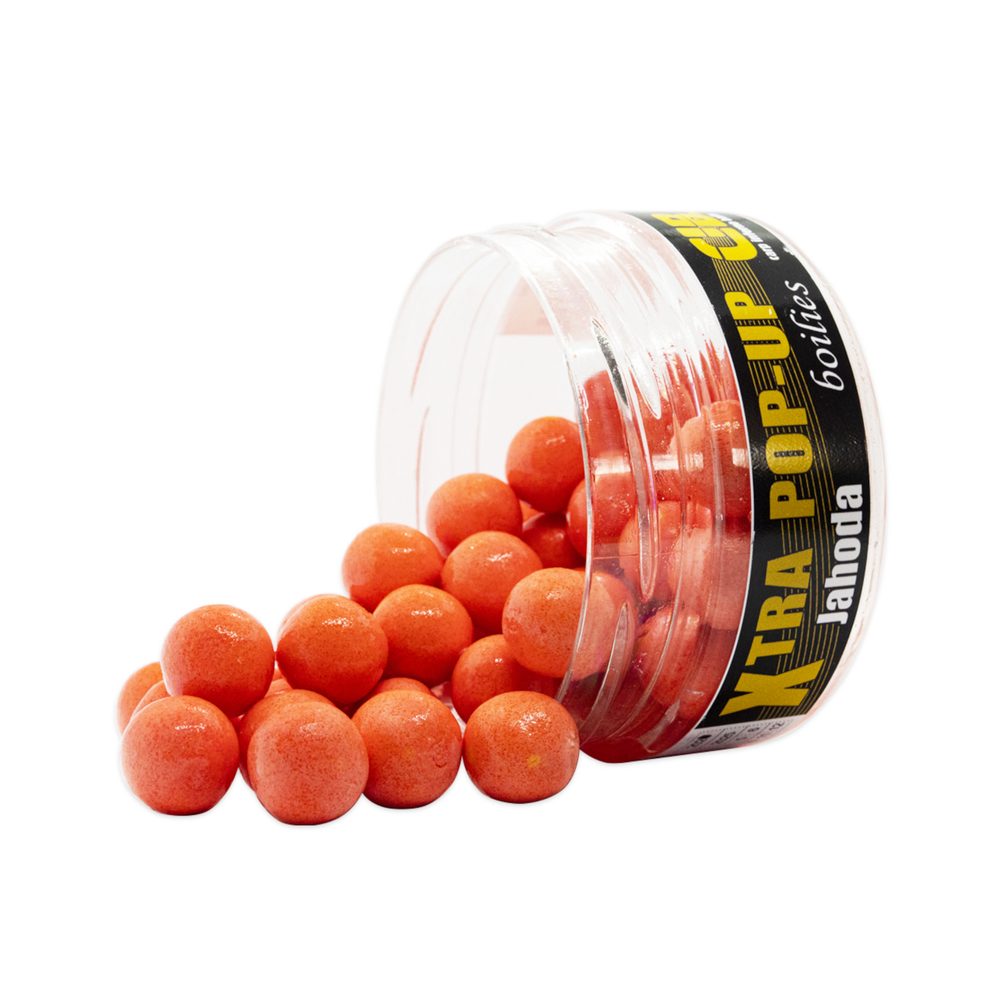 Fotografie Carp Inferno Pop-up Boilies Xtra 16mm 150ml - Jahoda