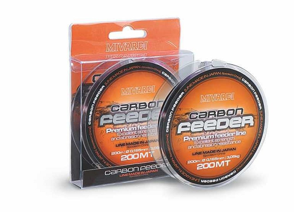 E-shop Mivardi Vlasec Carbon Feeder 200m - 0,145mm,Mivardi Vlasec Carbon Feeder 200m - 0,145mm