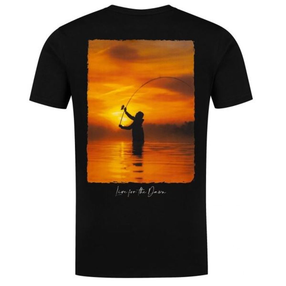 Korda Tričko Sunrise Tee Black - L