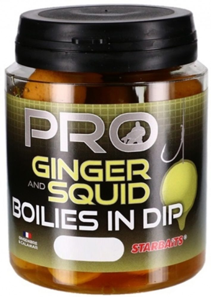 Starbaits Boilies v dipu Pro Ginger Squid 150g - 24mm