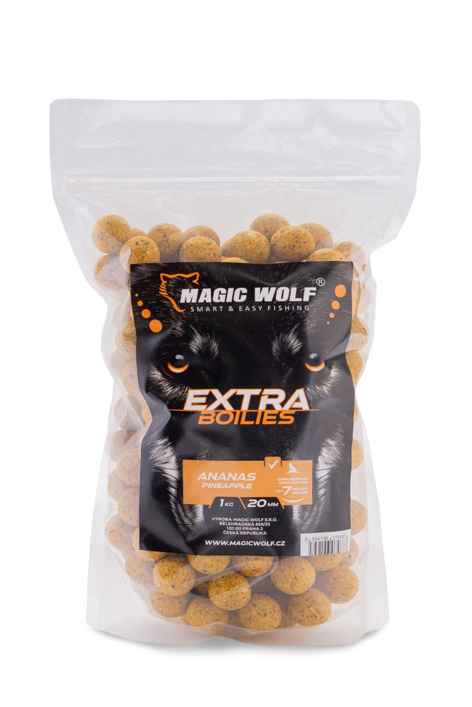 Magic Wolf Boilies Extra 1kg - Ananas 20mm,Magic Wolf Boilies Extra 1kg - Ananas 20mm