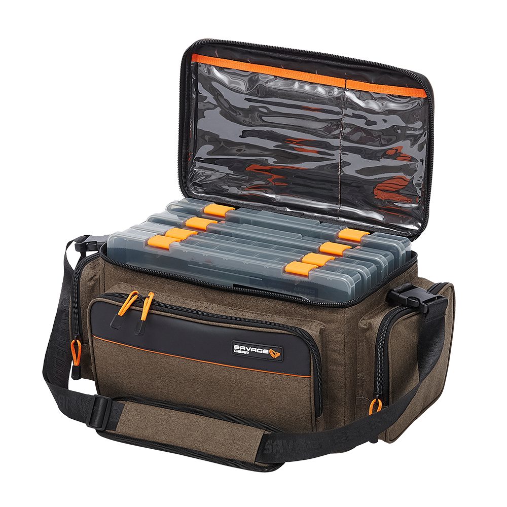 Fotografie Savage Gear Taška System Box Bag L 4 Boxes 18L