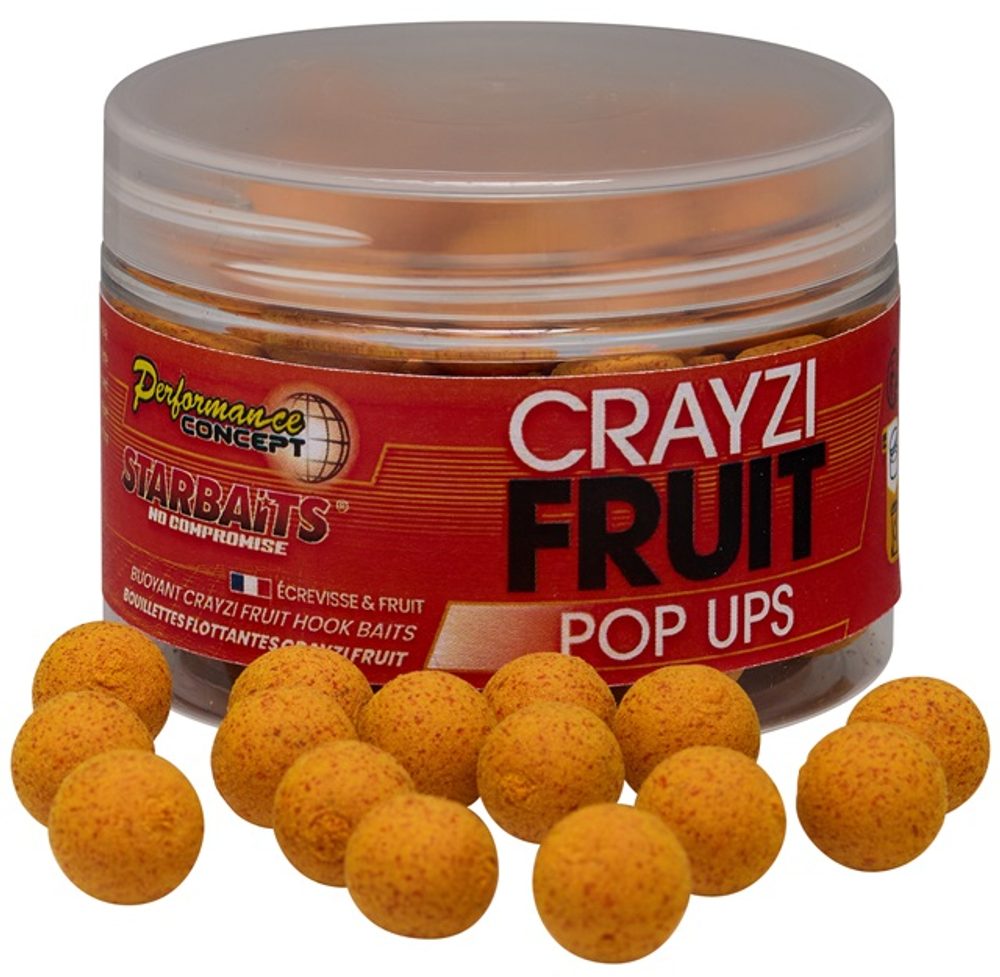 Starbaits Plovoucí boilies Pop Up Crayzi Fruit 50g,Starbaits Plovoucí boilies Pop Up Crayzi Fruit 50g