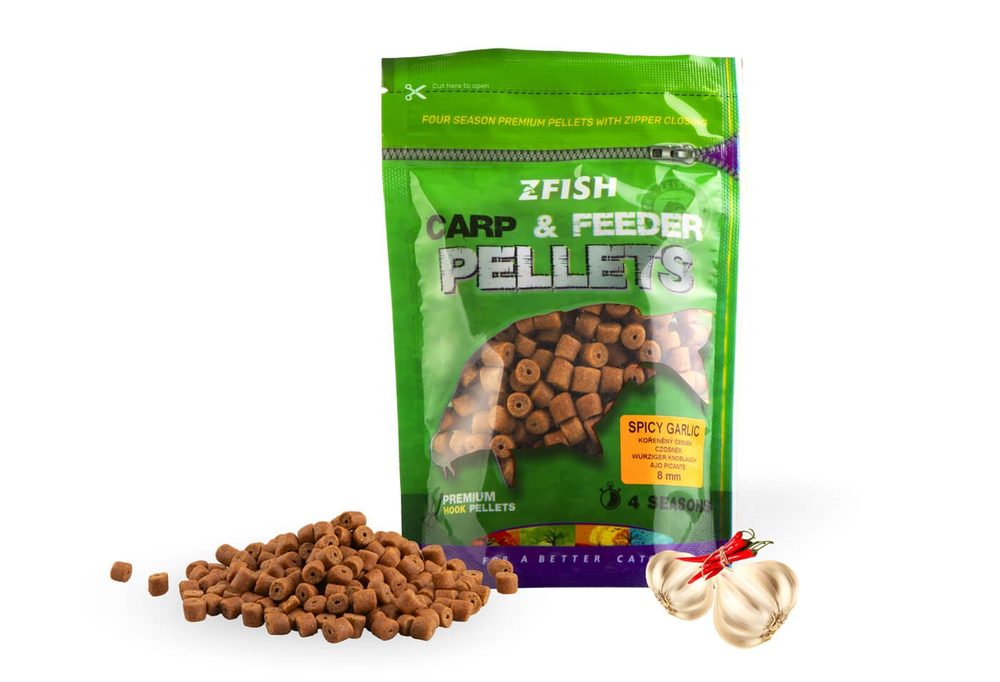 E-shop Zfish Chytací Pelety Carp & Feeder 8mm 200g - Spicy Garlic,Zfish Chytací Pelety Carp & Feeder 8mm 200g - Spicy Garlic