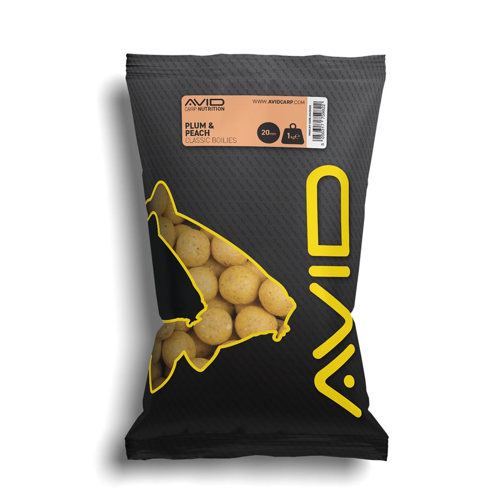 E-shop Avid Boilies Classic Plum & Peach 1kg - 20mm,Avid Boilies Classic Plum & Peach 1kg - 20mm
