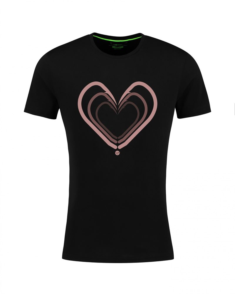 Korda Dámské triko Womens Love T-Shirt Black - XXXL