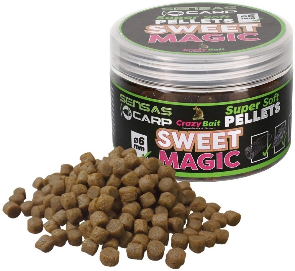 Fotografie Sensas Pelety Super Soft 60g - Sweet Magic