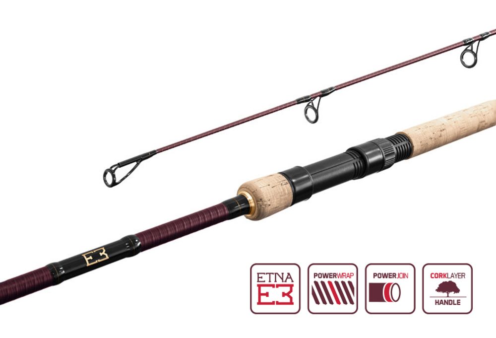 E-shop Delphin Prut Etna E3 cork 2 díl 380cm 3,5lb,Delphin Prut Etna E3 cork 2 díl 380cm 3,5lb