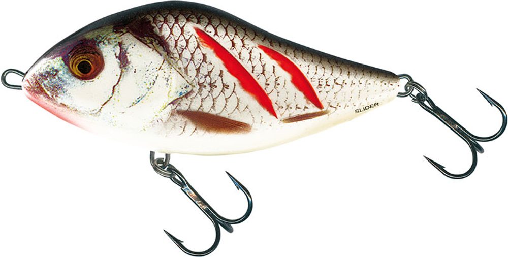 E-shop Salmo Wobler Slider Floating 7cm 17g - Wounded Real Grey Shiner,Salmo Wobler Slider Floating 7cm 17g - Wounded Real Grey Shiner