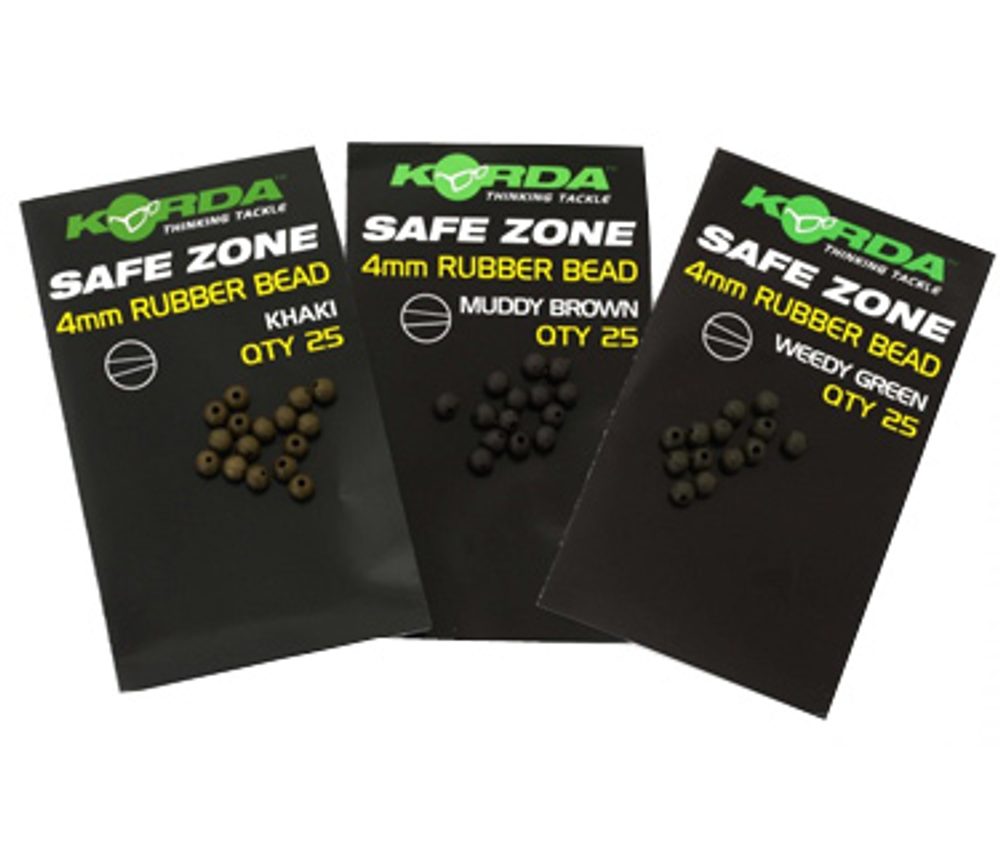 E-shop Korda Gumové korálky Rubber Bead 4mm Brown 25ks,Korda Gumové korálky Rubber Bead 4mm Brown 25ks