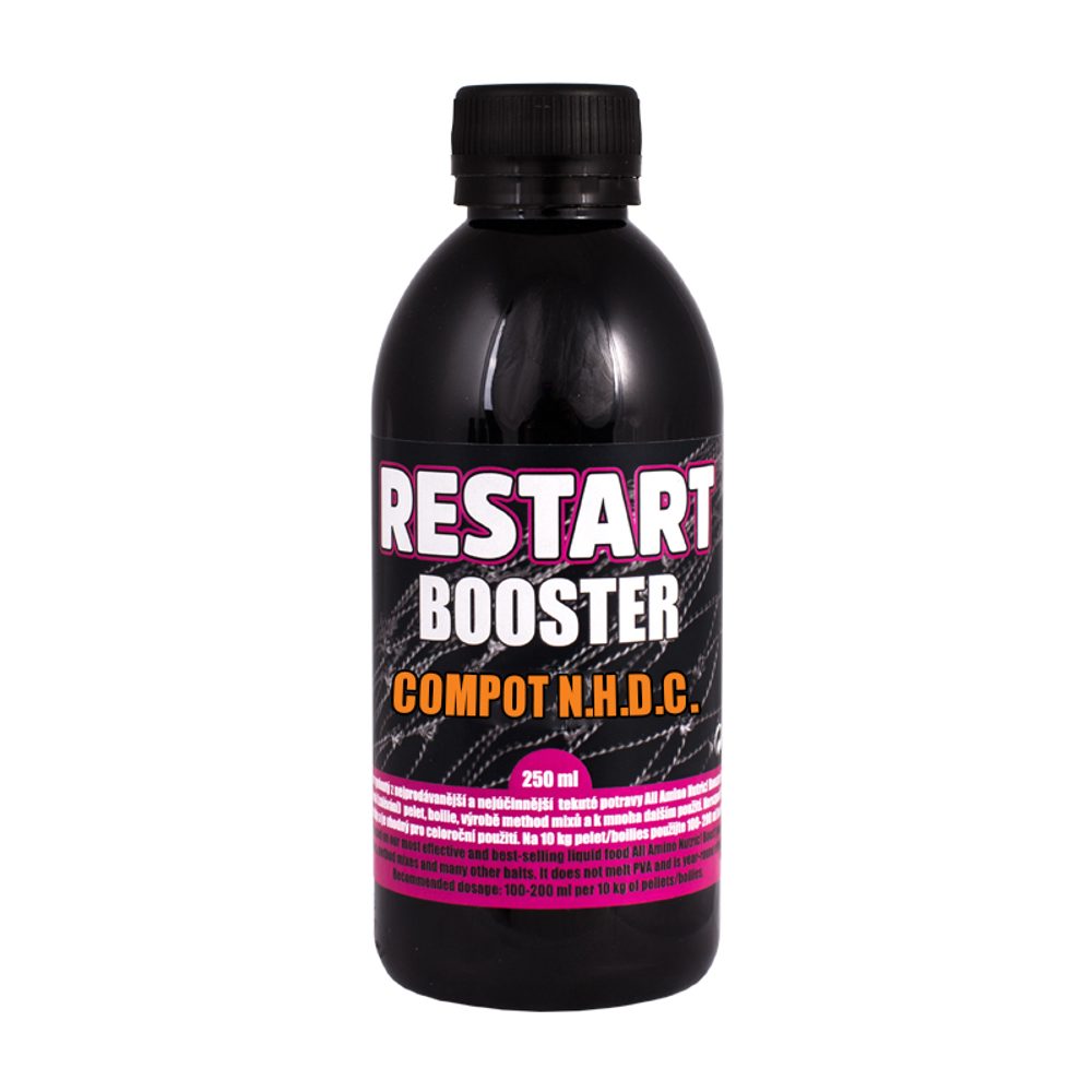 Fotografie LK Baits Booster 250 ml - ReStart - Compot N.H.D.C