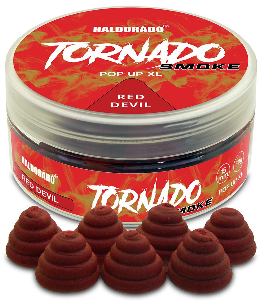 E-shop Haldorádó Pop-Up Tornado Smoke XL 15mm 30g - Red Devil,Haldorádó Pop-Up Tornado Smoke XL 15mm 30g - Red Devil