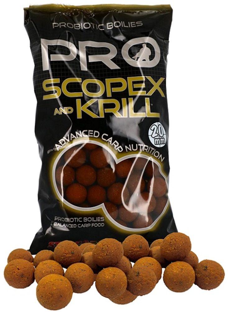 E-shop Starbaits Boilies Pro Scopex Krill 800g