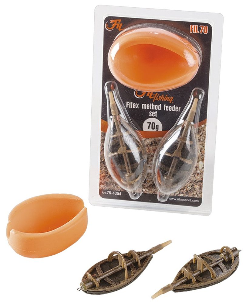 Filfishing Method Feeder Set FILEX 2+1 - 80g