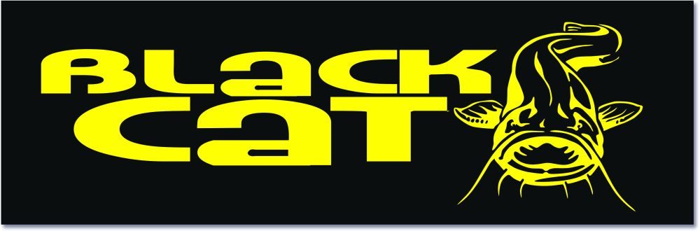 Black Cat Samolepka 42x10cm,Black Cat Samolepka 42x10cm