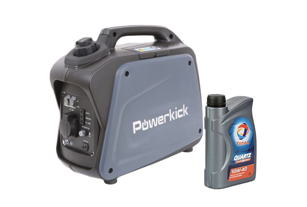 E-shop Powerkick Elektrocentrála Generator 1200 + 1l oleje Zdarma!