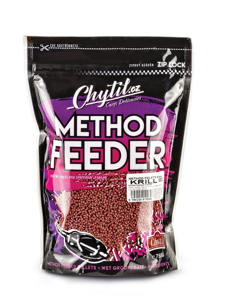 Fotografie Chytil Method Feeder Pelety 2mm 750g - Krill