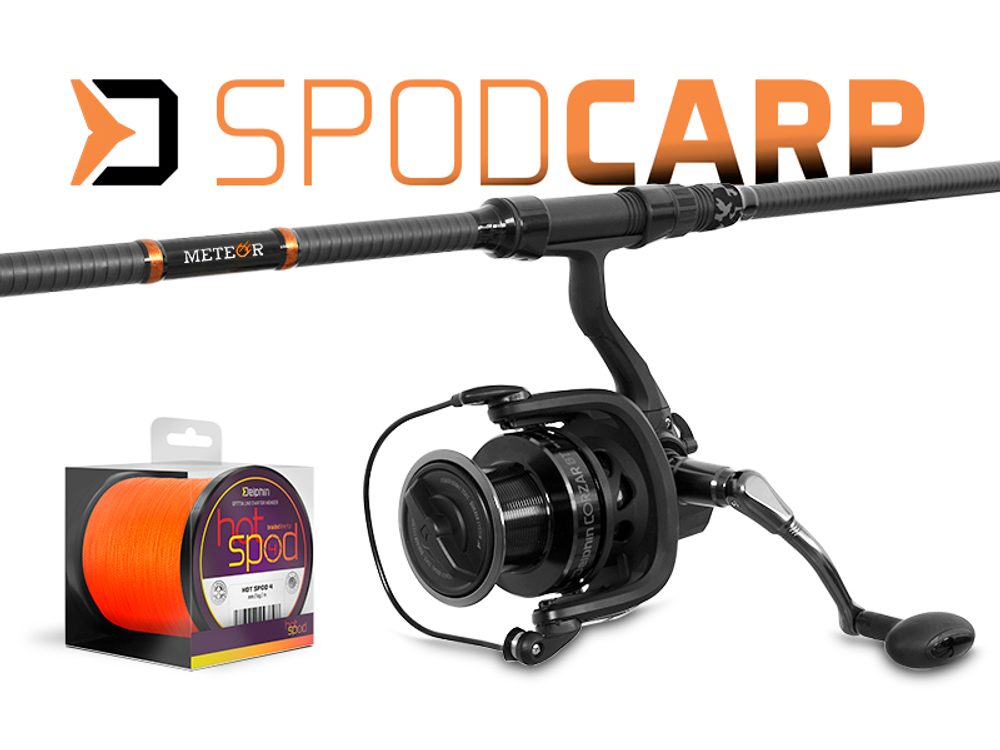 Delphin Spodov� set SPODCarp 360cm + 8T + 0,14mm