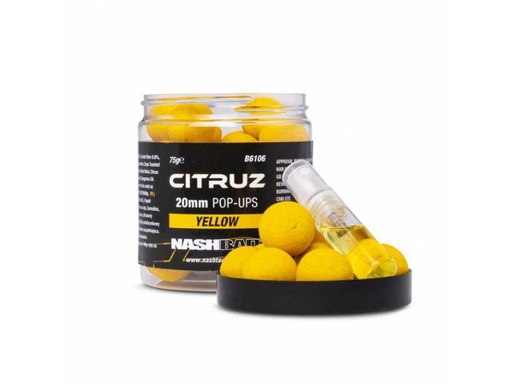 Nash Pop ups boilies Citruz Yellow - 12mm 75g