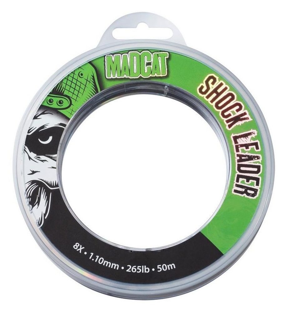 Fotografie Madcat Šoková šňůra Shock Leader 8X 1,10mm 50m