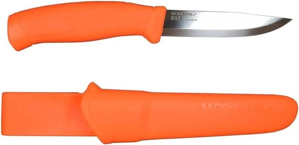 E-shop Morakniv Nůž Companion FxF (S) Hi-Vis Orange,Morakniv Nůž Companion FxF (S) Hi-Vis Orange
