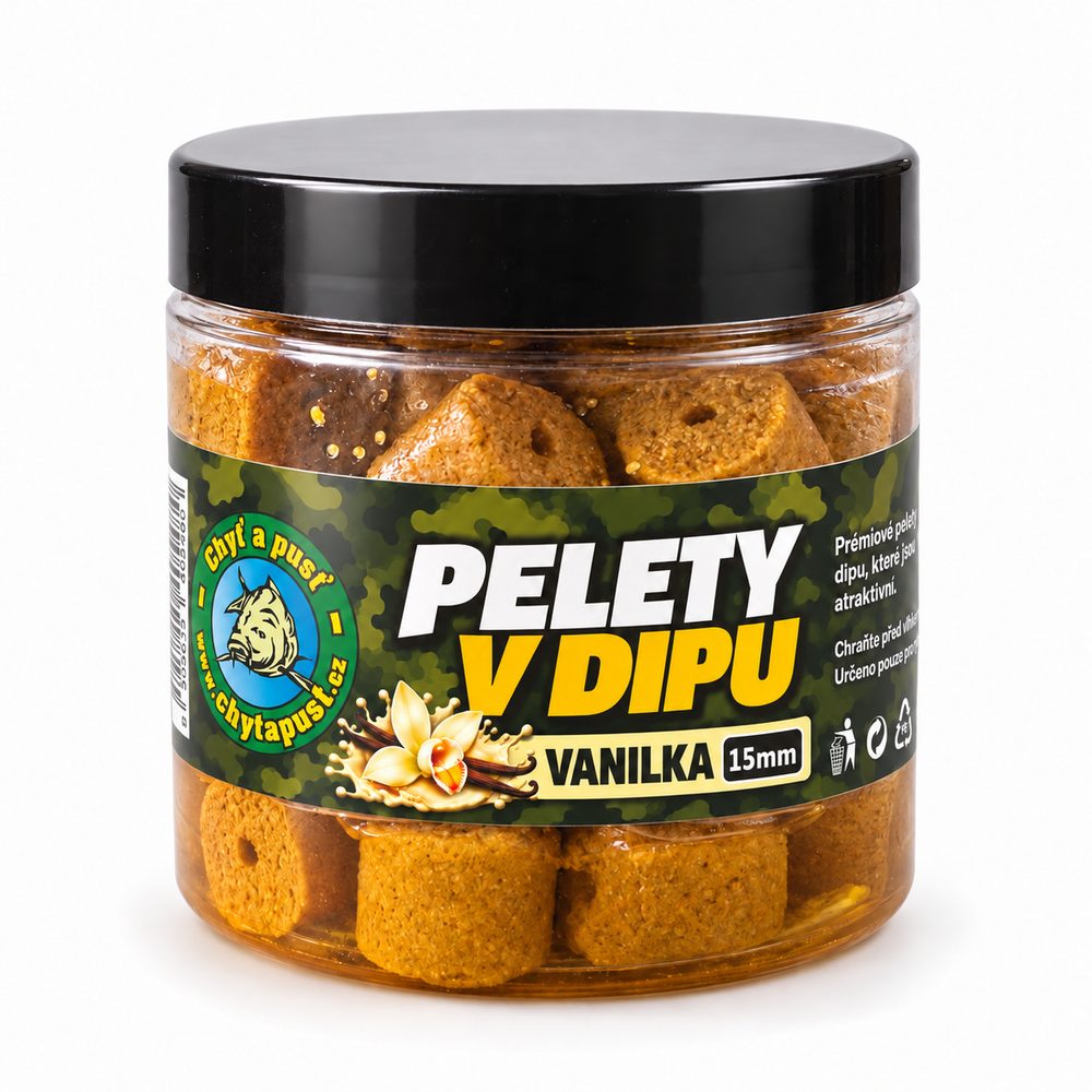 Chyť a pusť Pelety v dipu 200ml - Scopex 20mm