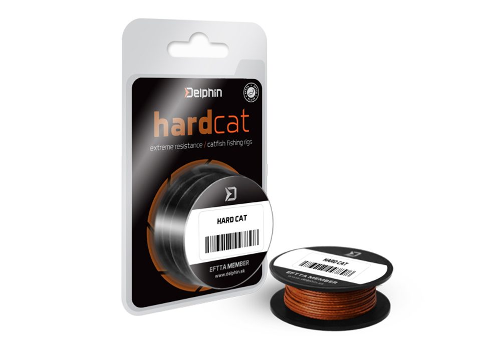 E-shop Delphin Návazcová šňůra Hard Cat červeno-hnědá - 1,1mm 100,0kg 10m,Delphin Návazcová šňůra Hard Cat červeno-hnědá - 1,1mm 100,0kg 10m