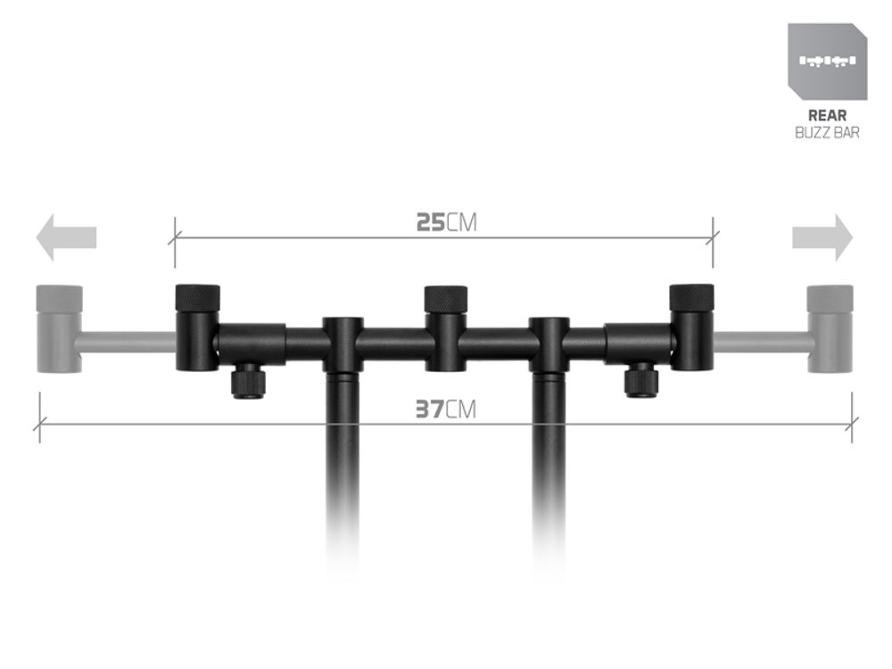 Delphin Hrazda FlexiMAG pro 3 pruty RPX / ProMAX BW - Zadní 25-37cm