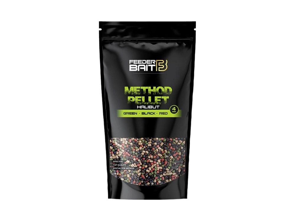 E-shop FeederBait Pelety Method Pellet 4mm 800g - Halibut - Green, Black, Red,FeederBait Pelety Method Pellet 4mm 800g - Halibut - Green, Black, Red