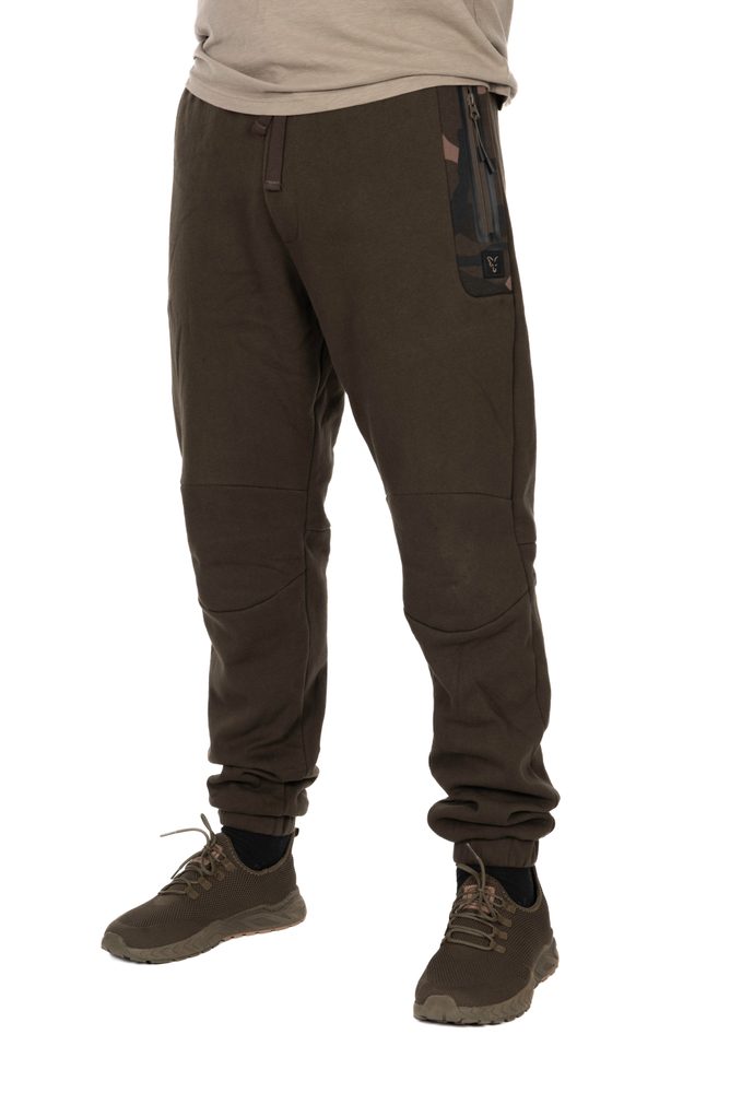 E-shop Fox Rybářské Tepláky Khaki/Camo Premium 310 Joggers,Fox Rybářské Tepláky Khaki/Camo Premium 310 Joggers